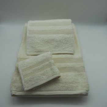 code 050203-3A-FR-3 Pc Bath towel set - Elegance
