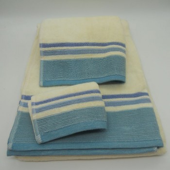 code 050225-3A-ZC-3 Pc Bath towel set - Plissé