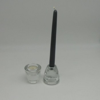 code 015212-00- Glass candlestick/tealight holder - small - set of 2