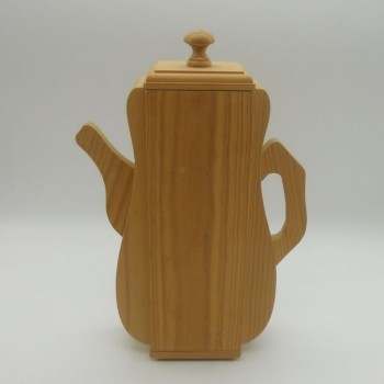 code 070419 - 4 Partitions Tea bag box - Coffee pot