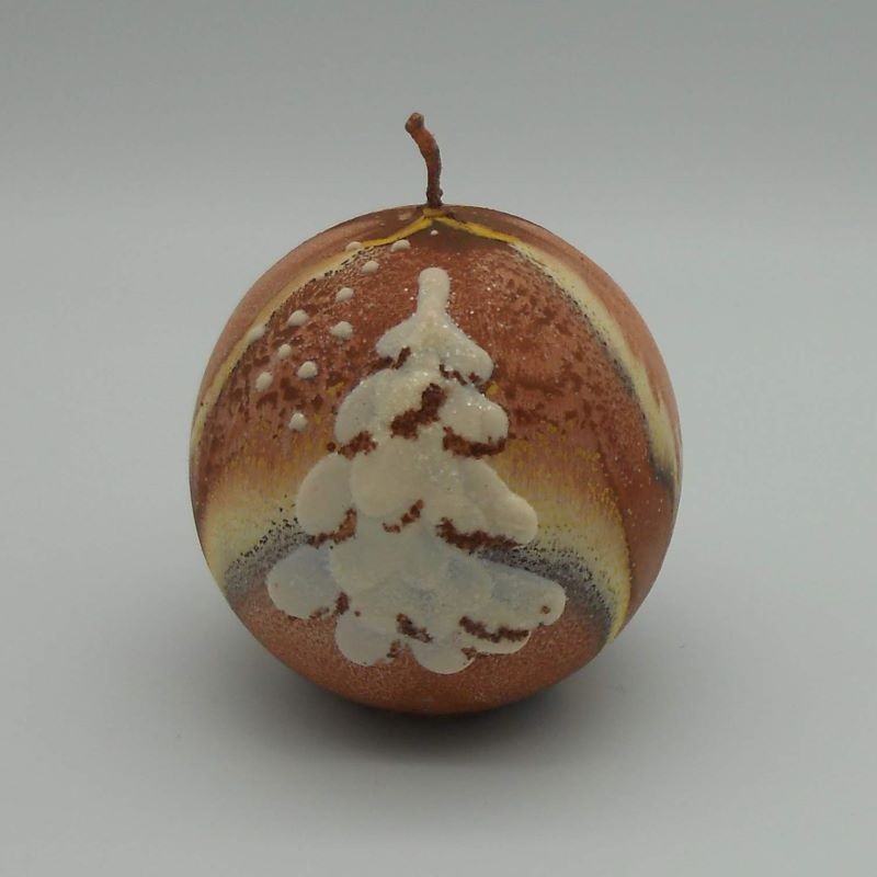 code 049001 - Ball candle with pine