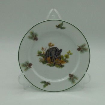 code 800054-J - Bread and butter plate - boar