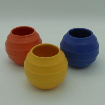 code 036213-AZ-AM-LA - 3 sphere different coloured vases set
