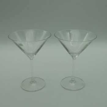 code 015409 - Set of 2 Martini glasses (210ml) - Bachus