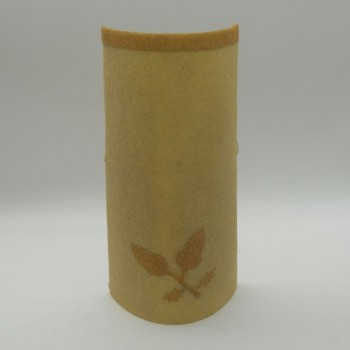 code 039702-1- Sand tile shaped Half Lamp Shade 45 cm - Acorn