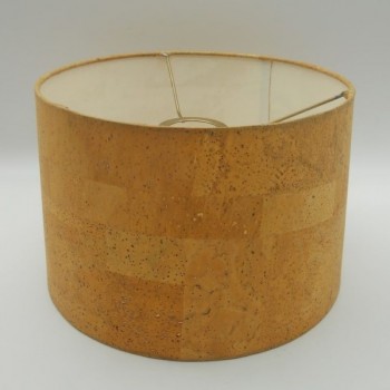 code 071703 - Cork leather ceiling lampshade - 25x17
