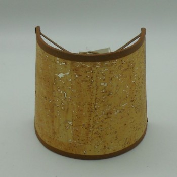 ref.071702 - Cork leather half lampshade - 12 cm