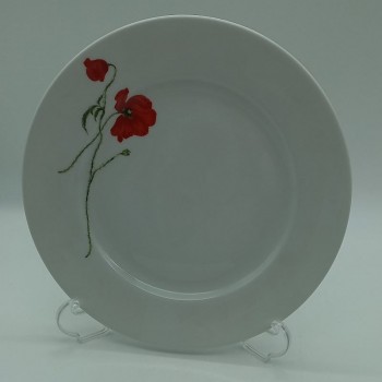 code 800036 - Dinner plate plate - Poppy