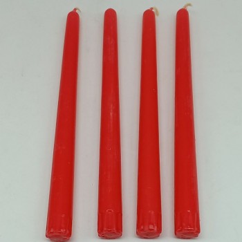code 049036-EV - Candleholder candle - red - set of 4