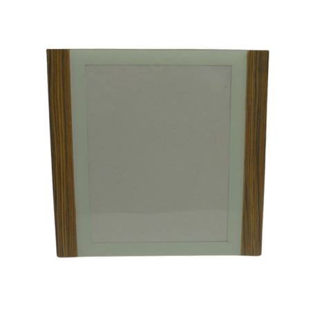 code 039237 - Acrylic picture frame with 2 wood like bars