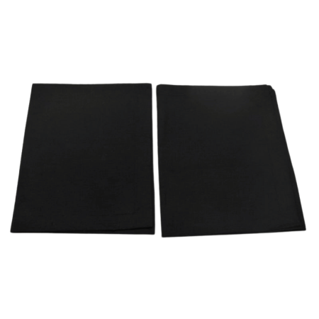 code 050459 - Linen table mat 40x50 - black - set of 2