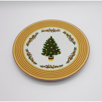 code 800403/800405-matching dessert plate - Feliz Natal/Merry Christmas