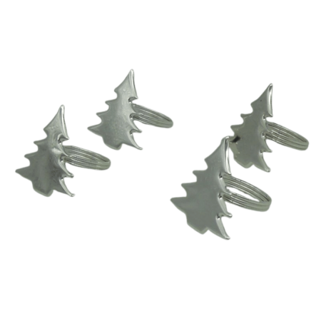 code 030085-TREE-Napkin ring - Tree - set of 4