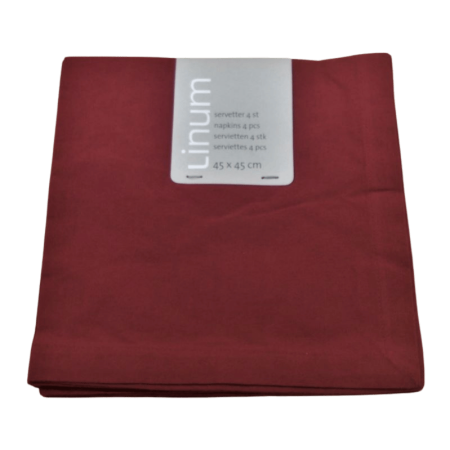 code 050421-D86 - Napkin - Robert - Rouge Sang - set of 4