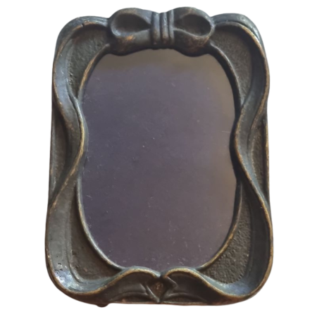 ref.034250-OXI-Moldura mini vintage em latão oxidado - Laço-amesa.com.pt