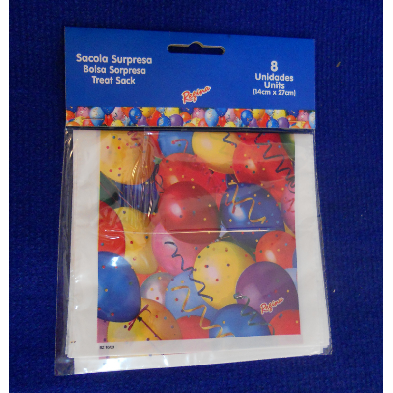 code 073416- Surprise bag Balloons - set of 8