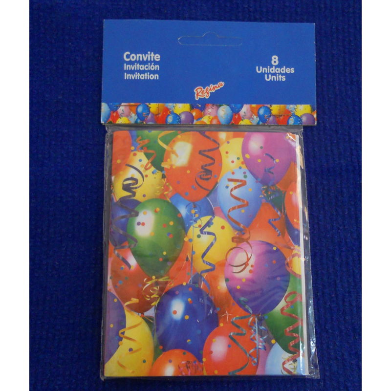 code 073415- Invitation Balloons  - set of 8